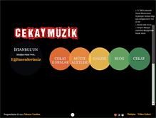 Tablet Screenshot of cekaymuzik.com